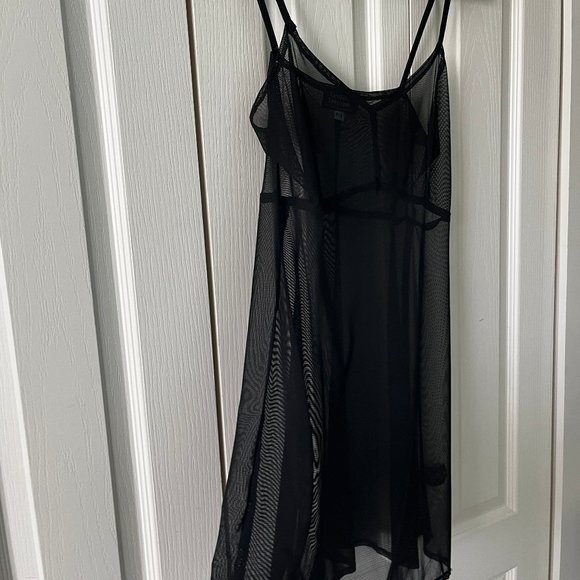 Sheer Black Slip dress - Picture 4 of 10